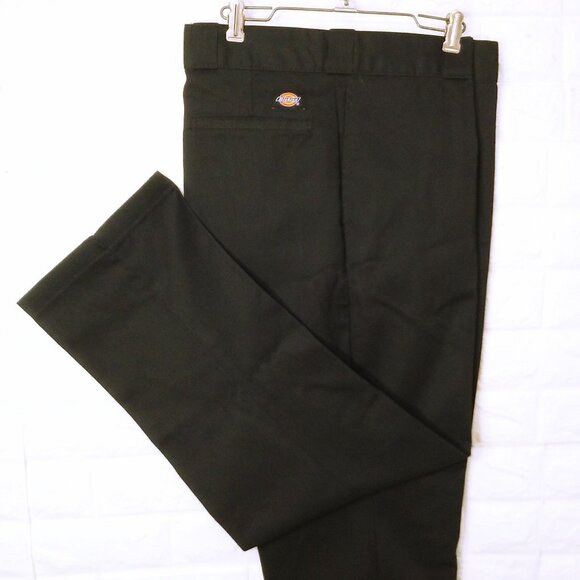 Vintage 90s-Y2K Dickies Workwear 874 Pant Trouser Men-40x30 Black 4-Pocket NWOT - Picture 1 of 12